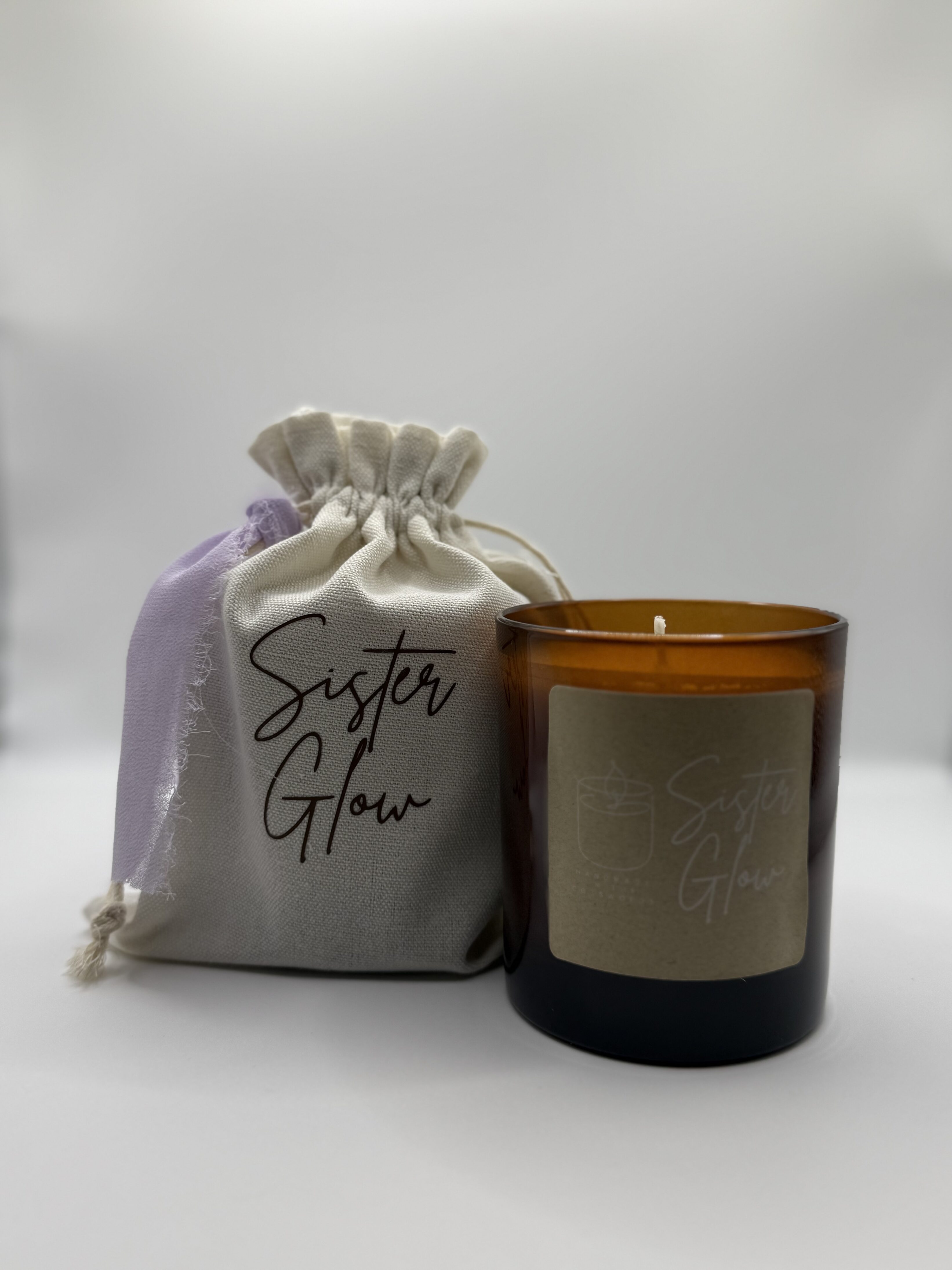 Wild Violet and Peony Candle