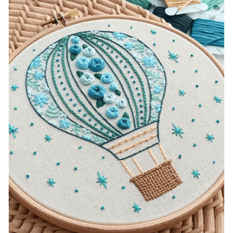 DIY embroidery kit for beginners - The sky is the limit