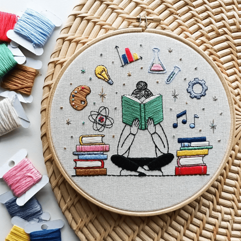 DIY embroidery kit for beginners