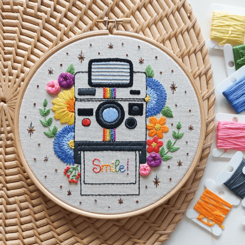 DIY embroidery kit for beginners - Don’t forget to smile