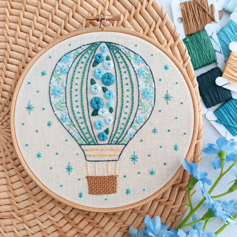 DIY embroidery kit for beginners - The sky is the limit