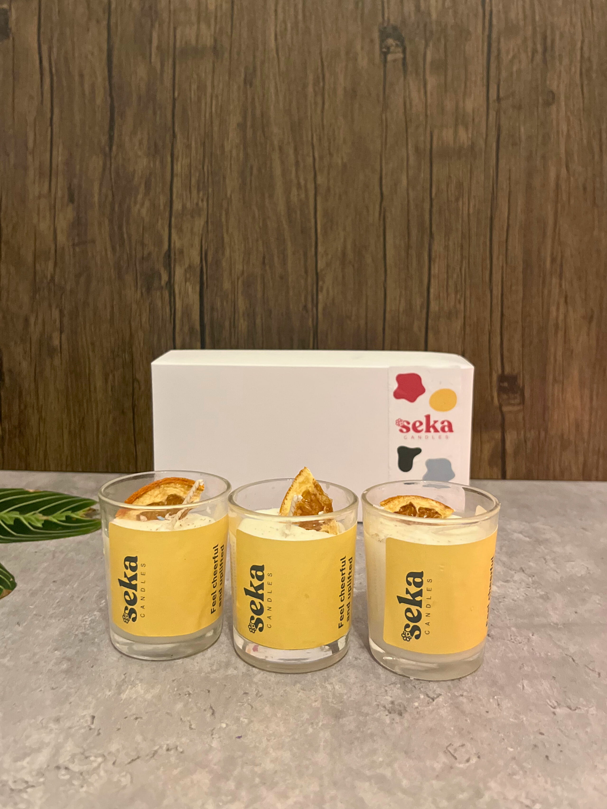 Orange and Cinnamon Soy Wax Candle