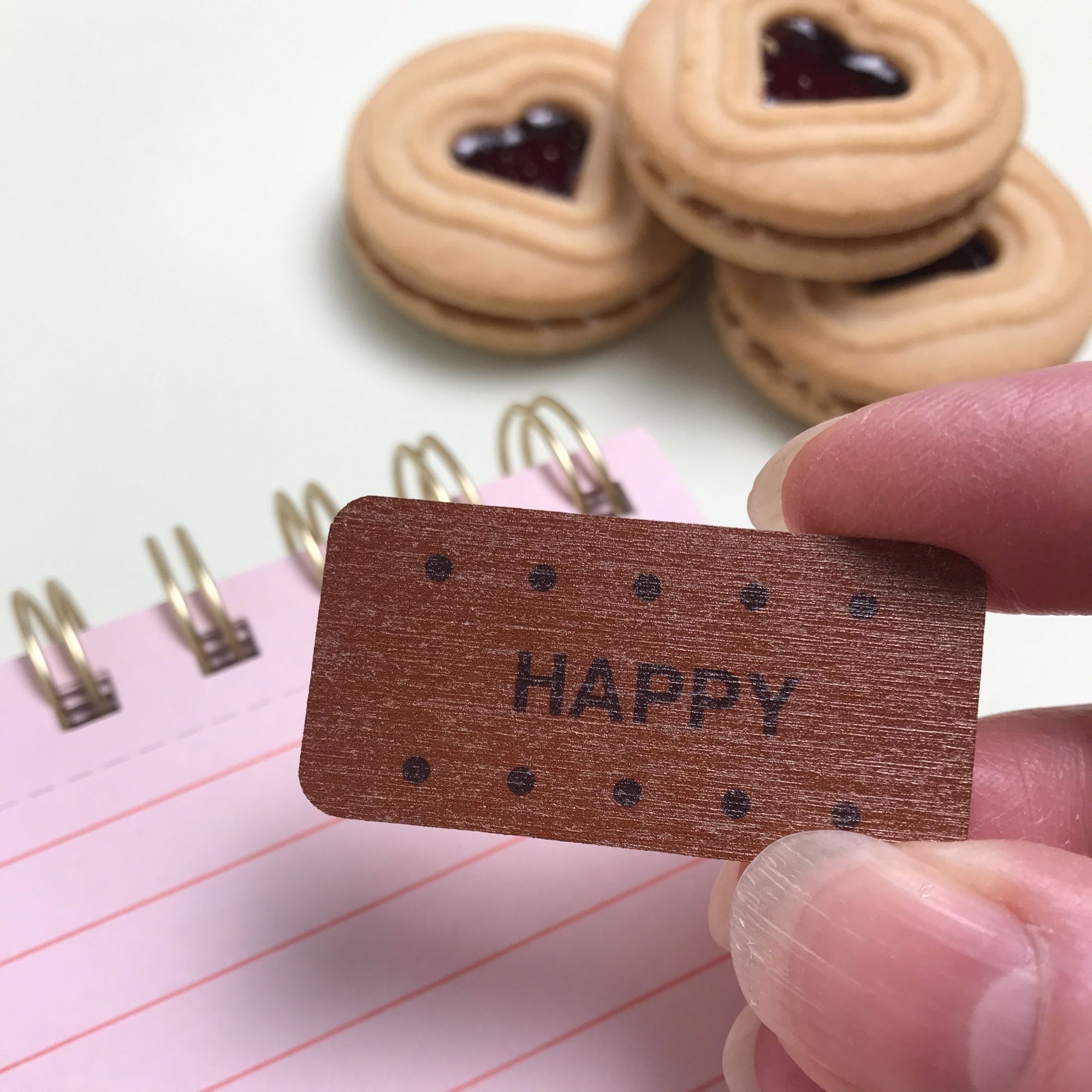 Bourbon Biscuit Wooden Pin Badge