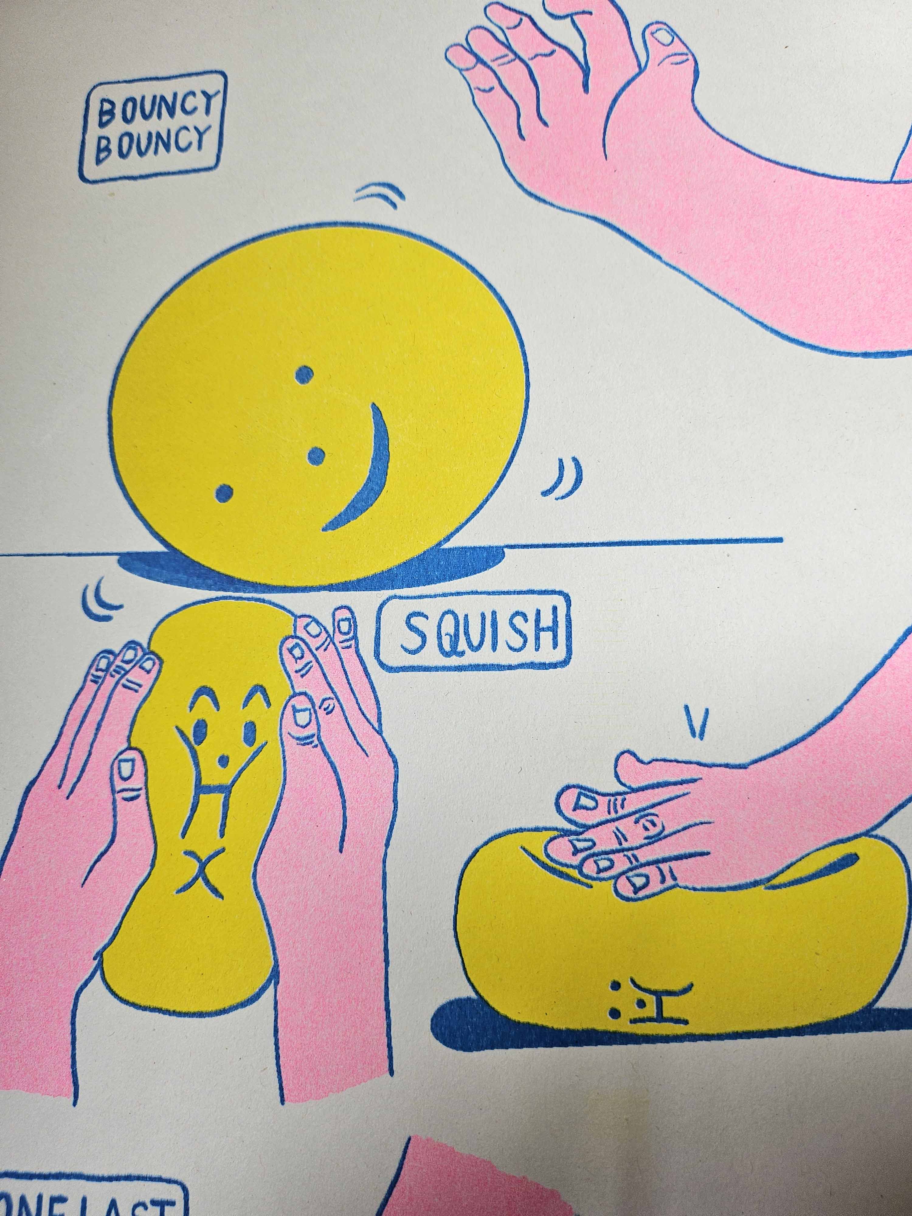 Squish - A3 Riso Print
