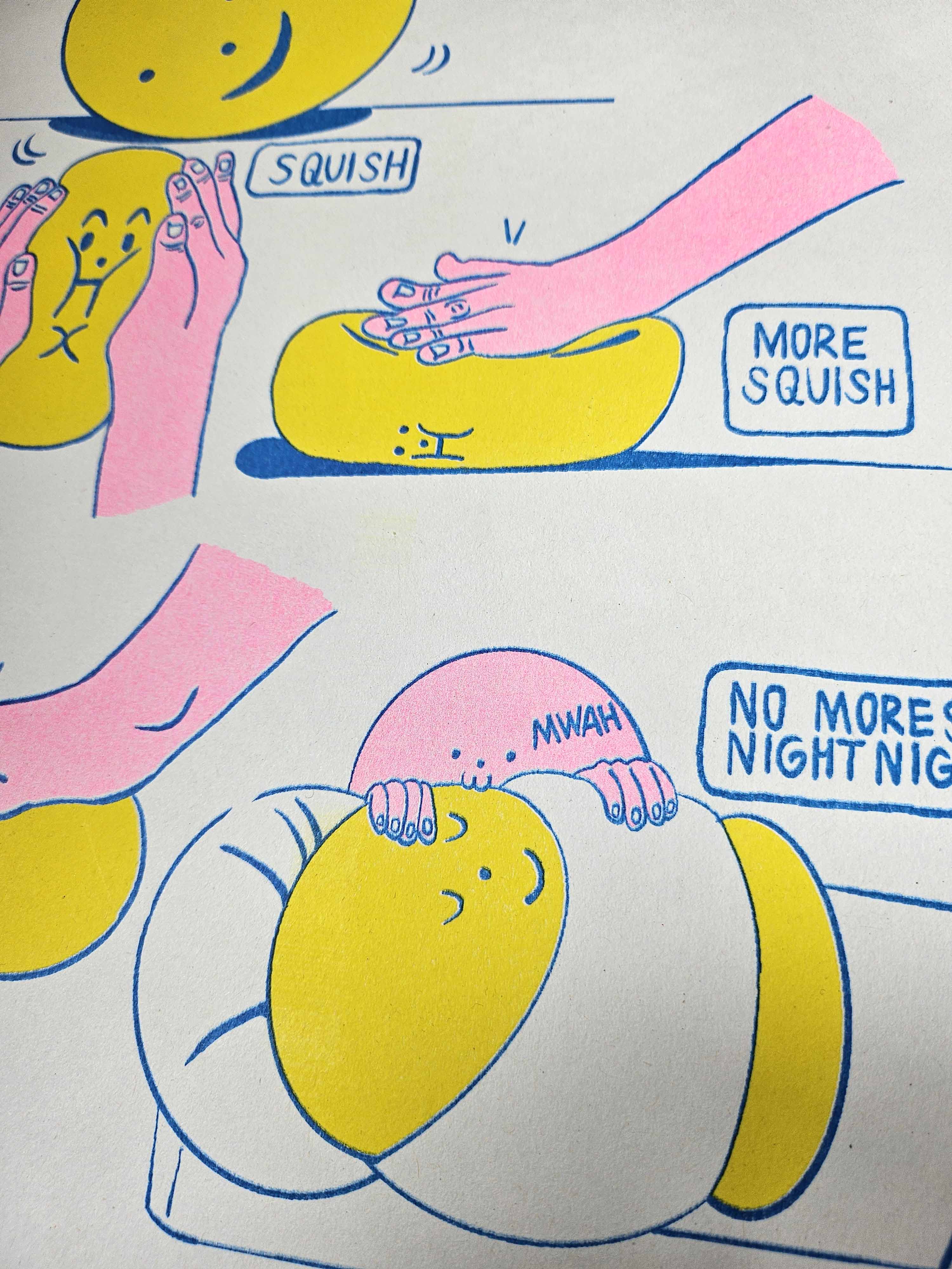 Squish - A3 Riso Print