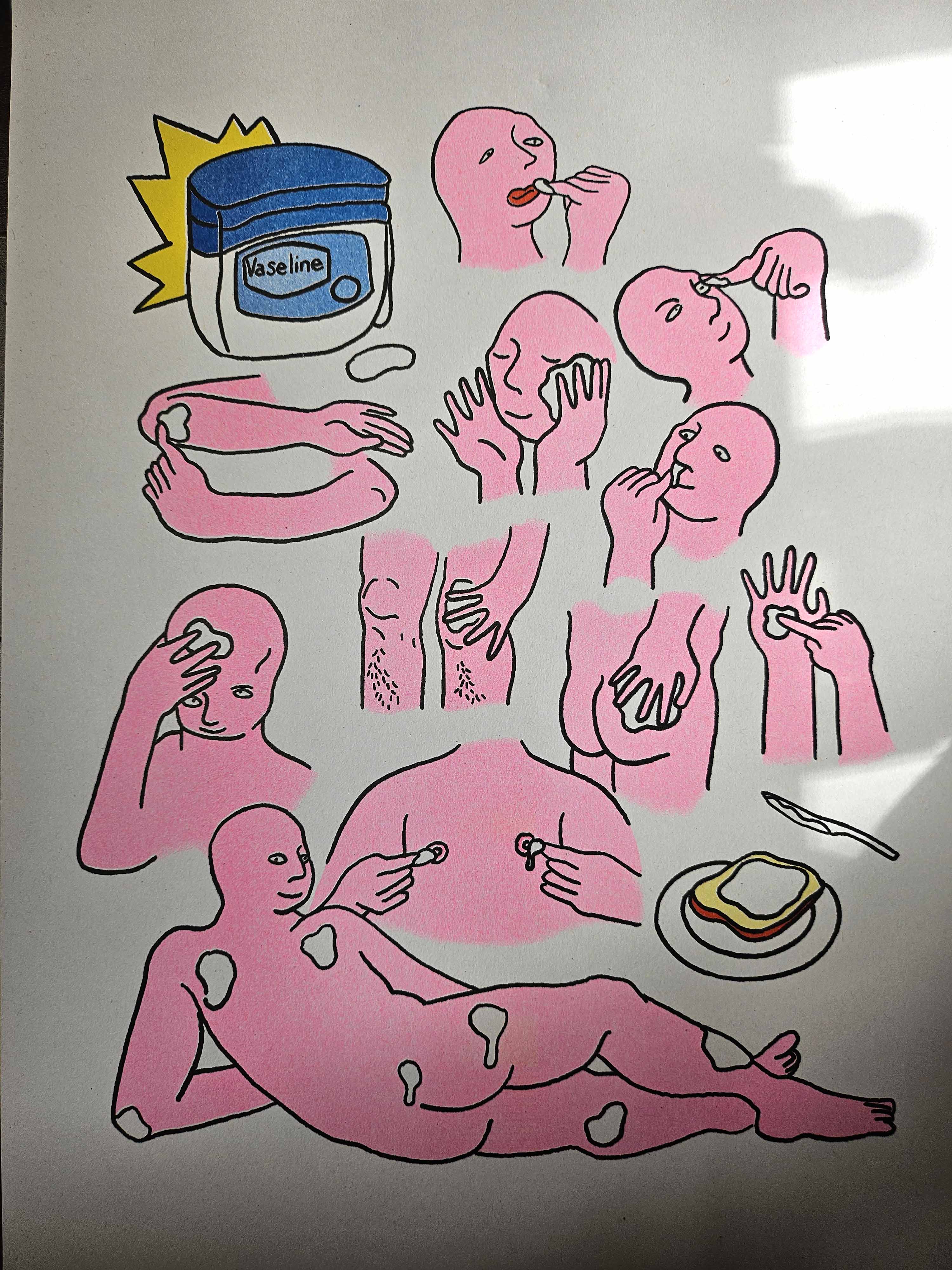 Vaseline - A3 Riso Print