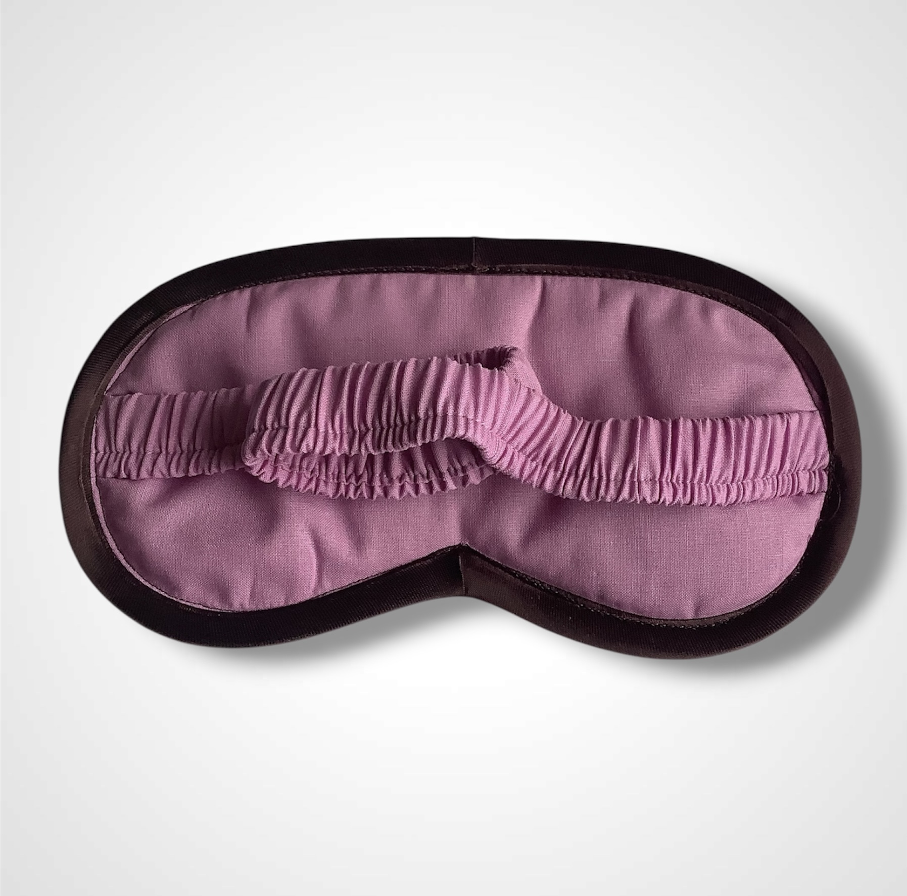 Purple Linen Lotus Flower Lavender Eye Mask