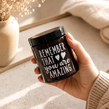 Remember You Are Amazing Soy Wax Candle with Personalised Bag