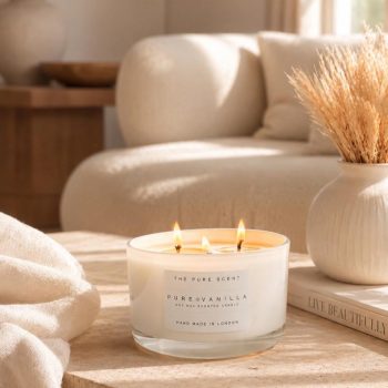 Large 3 Wick Soy Candle | Handmade Candle Gift