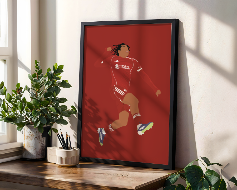 Rio Ngumoha Art Print - Hand-Drawn Football Wall Art