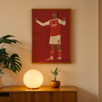 Gabriel Art Print - Hand-Drawn Football Wall Art