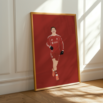 Florian Wirtz Art Print - Hand-Drawn Football Wall Art