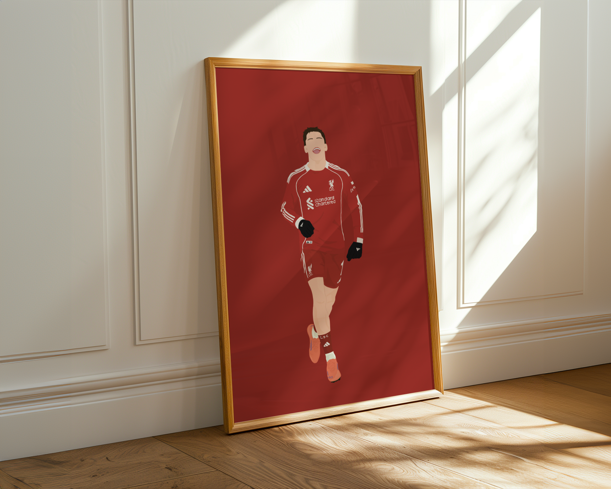 Florian Wirtz Art Print - Hand-Drawn Football Wall Art