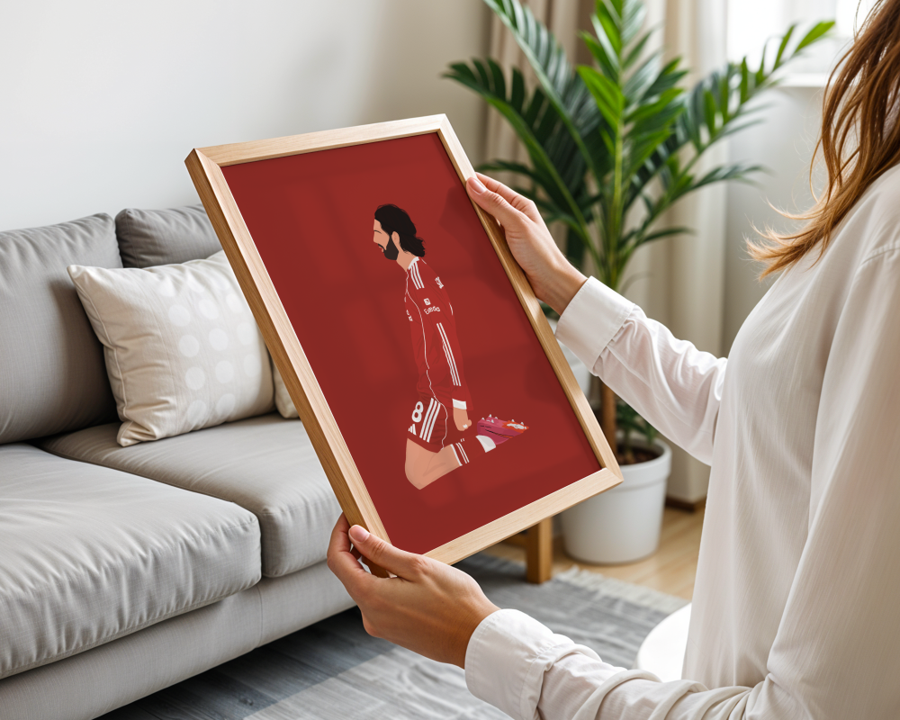 Dominik Szoboszlai Art Print - Hand-Drawn Football Wall Art