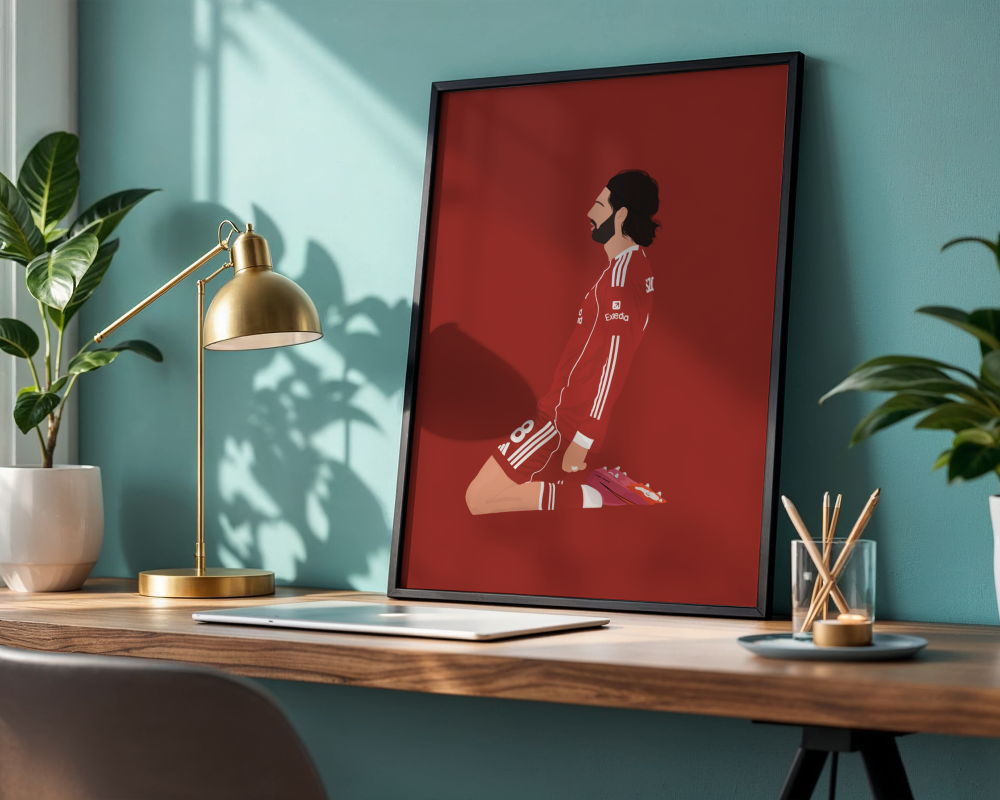Dominik Szoboszlai Art Print - Hand-Drawn Football Wall Art
