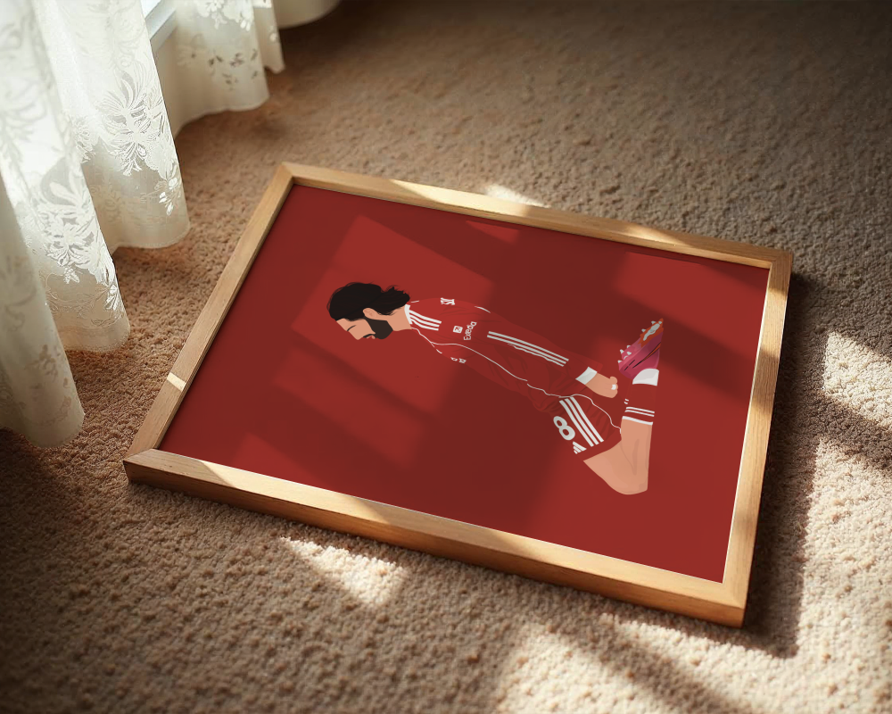 Dominik Szoboszlai Art Print - Hand-Drawn Football Wall Art