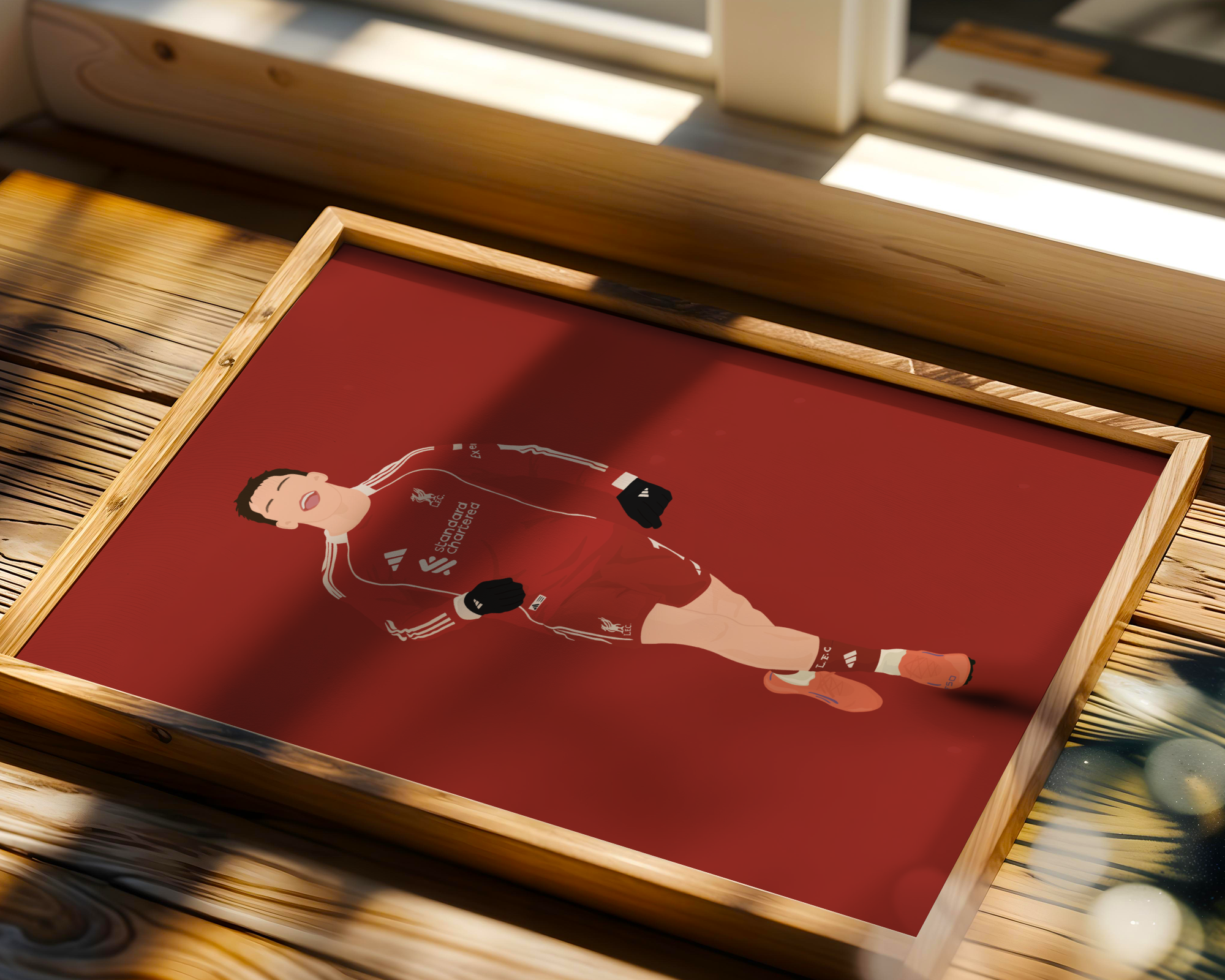 Florian Wirtz Art Print - Hand-Drawn Football Wall Art