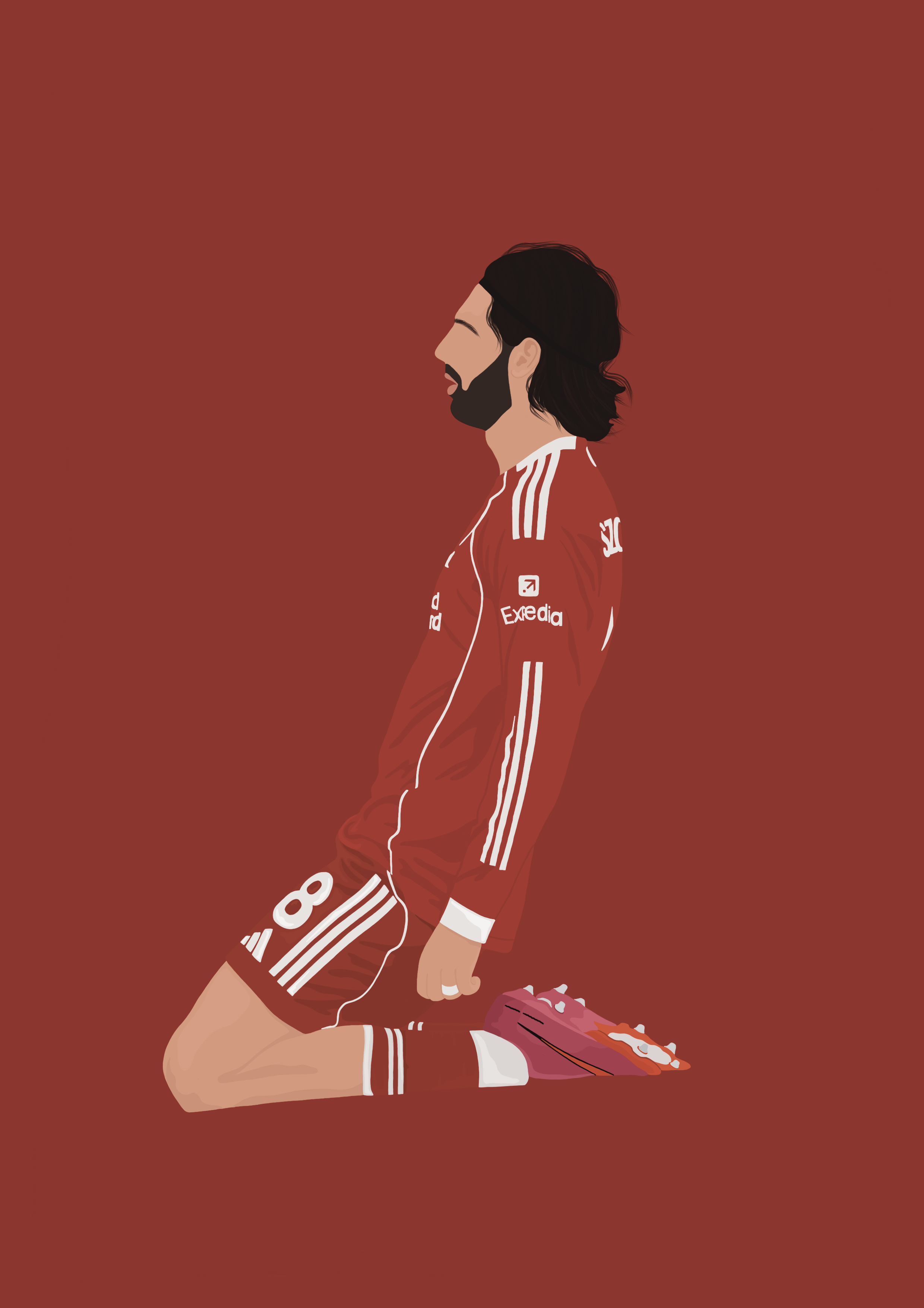 Dominik Szoboszlai Art Print - Hand-Drawn Football Wall Art