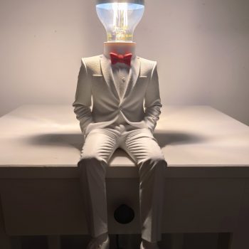 The Gentleman's Thinker 3D Printed Table Lamp