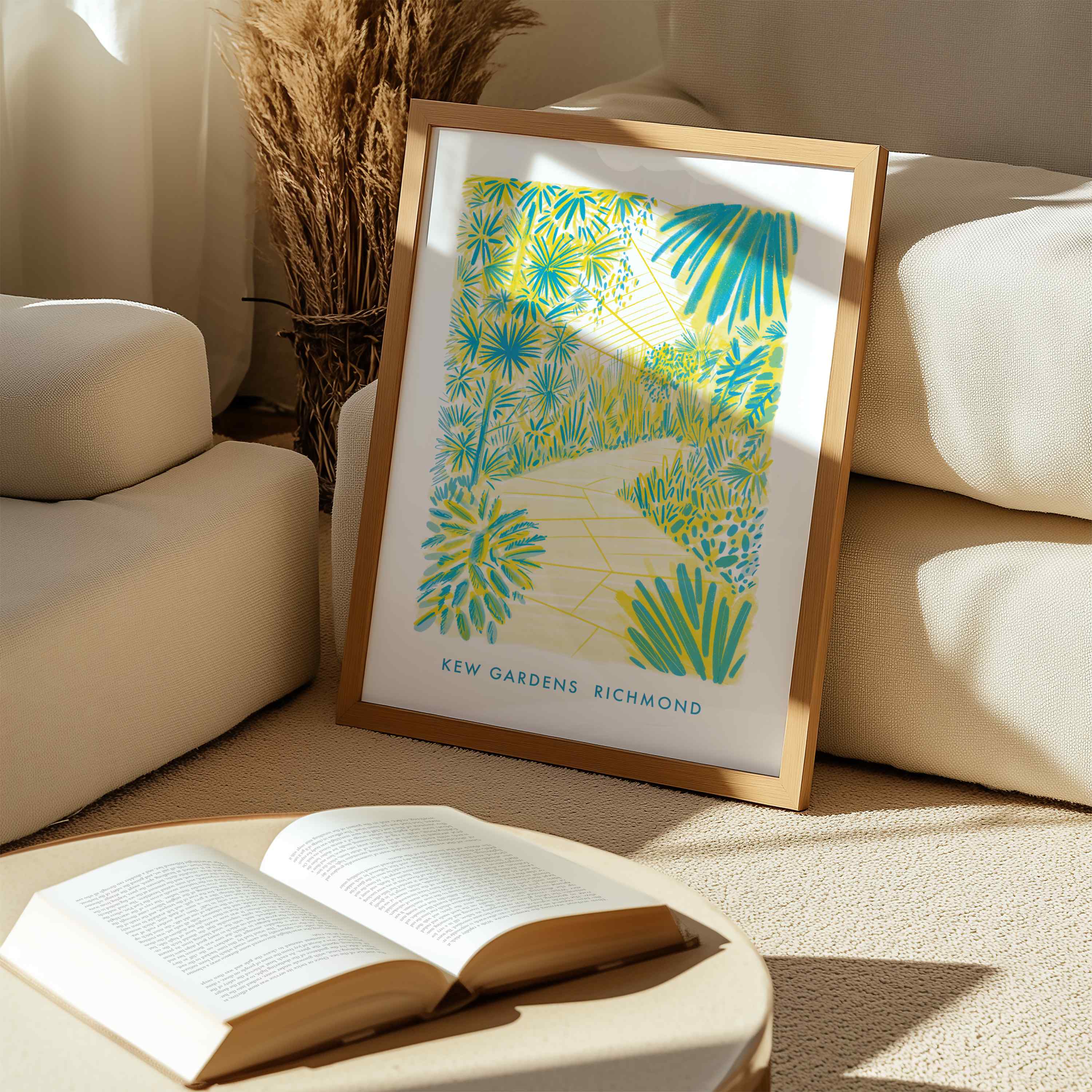 Kew Gardens Richmond illustration - Urban Makers