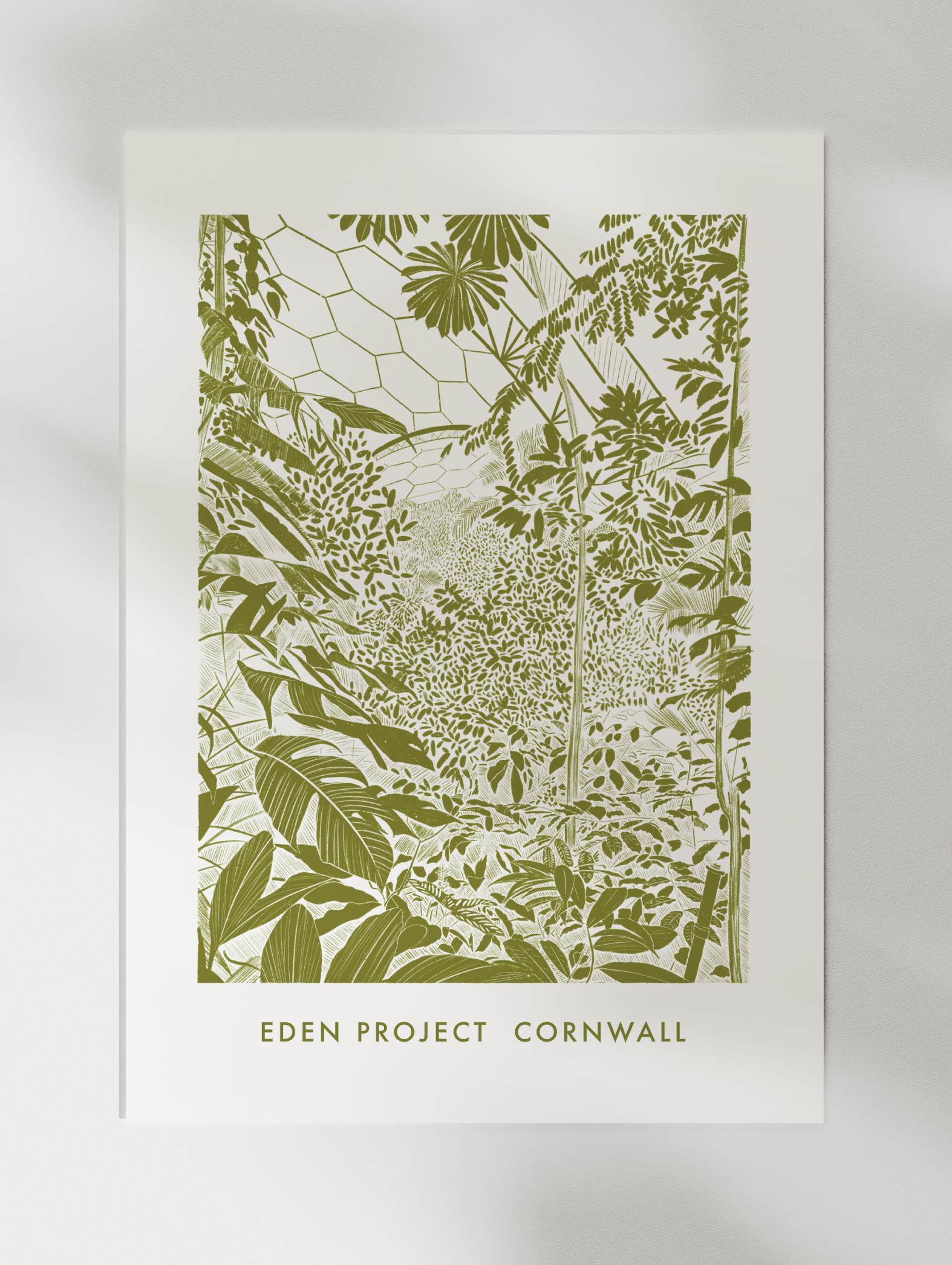 Art Print Eden Project - hand drawn illustration