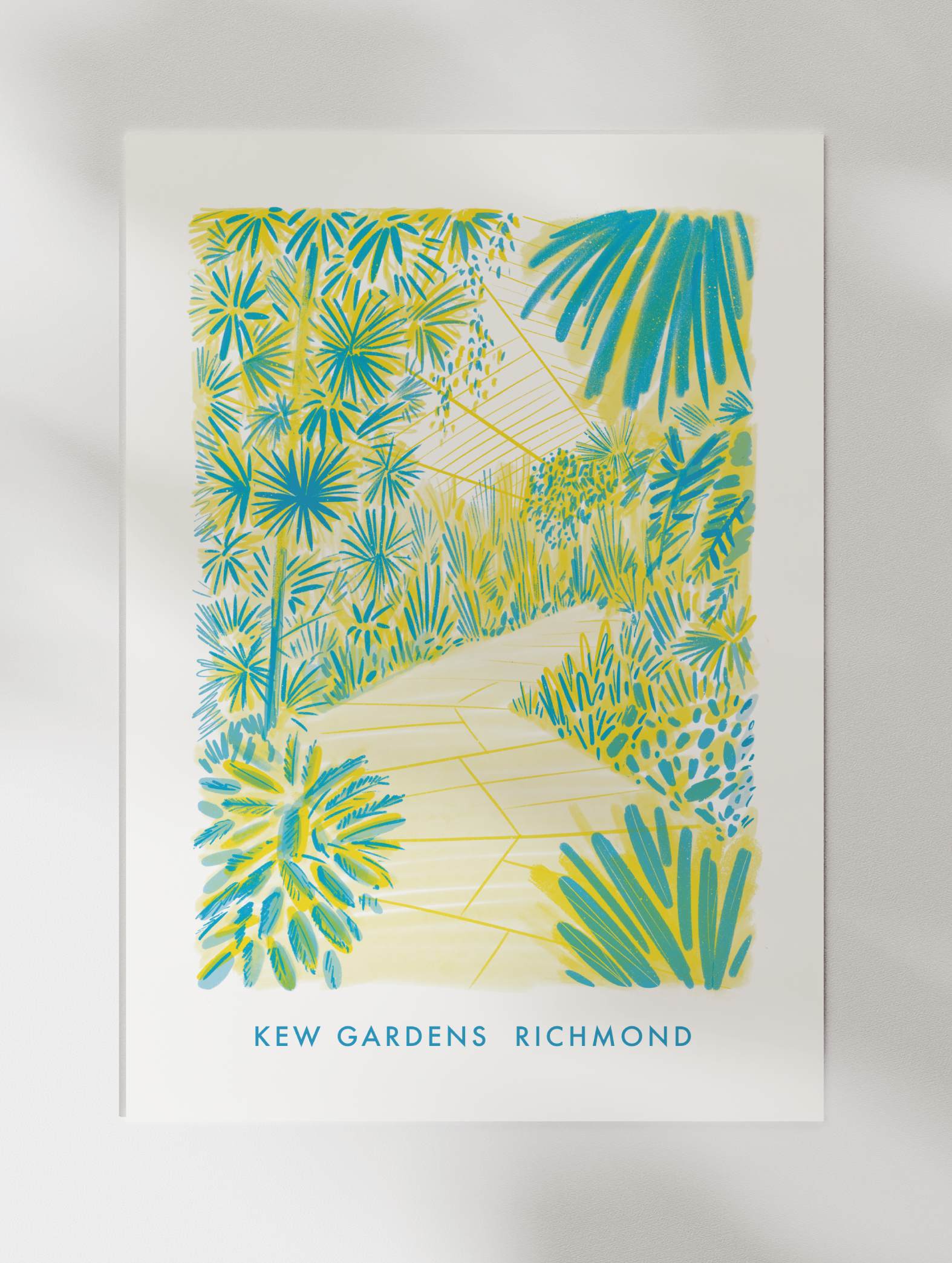 Kew Gardens Art Print - Richmond, London